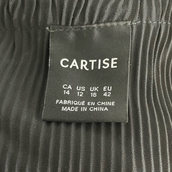 CARTISE High End Designer Grommet Cold Shoulder Tunic - Sz XL / 12 - Picture 8 of 12